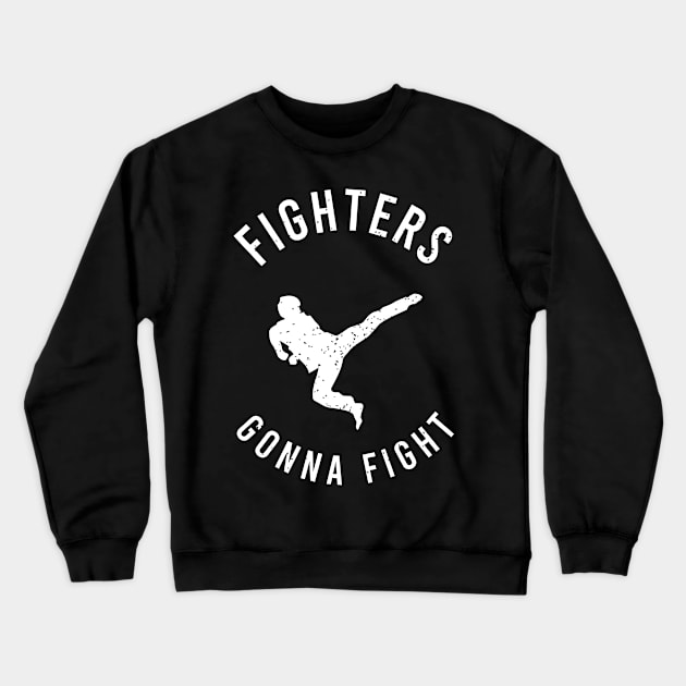 Fighter Design for a Martial Arts Lover Crewneck Sweatshirt by AlleyField